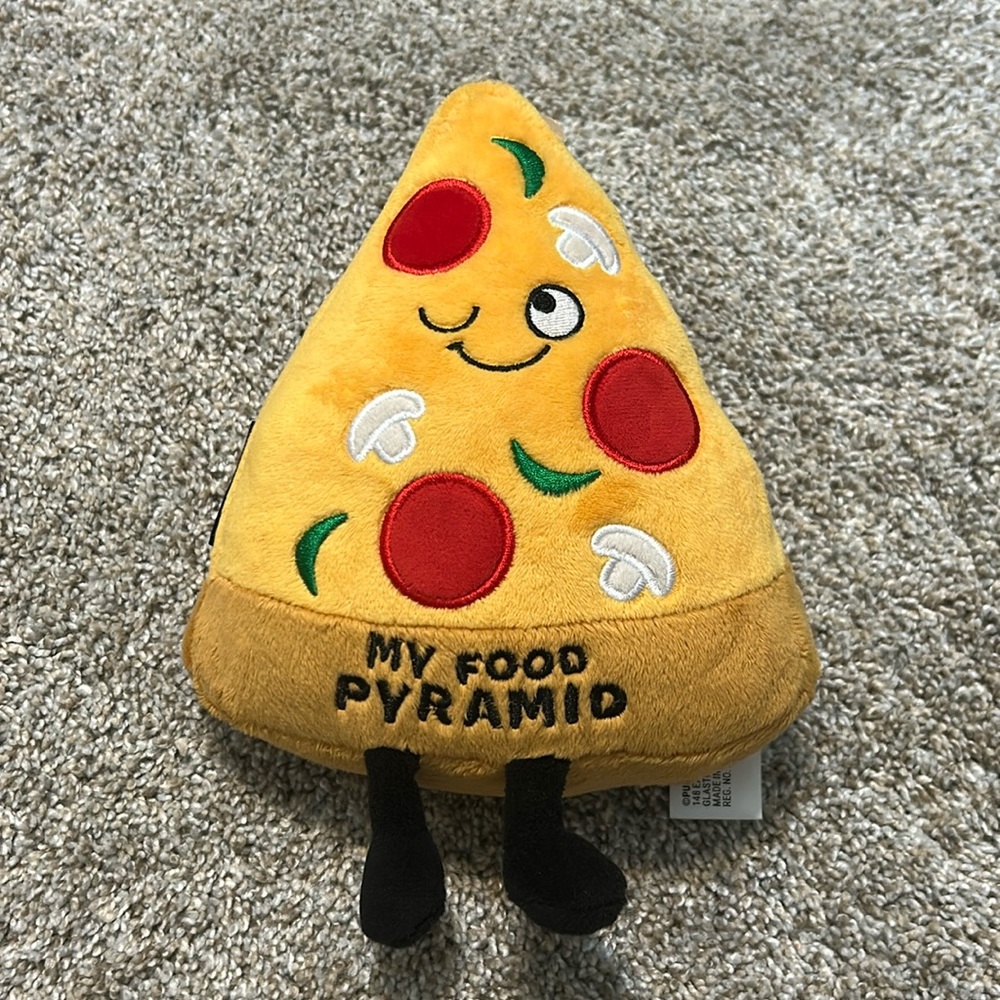 NWOT Punchkins Pizza Plushie, My Food Pyramid